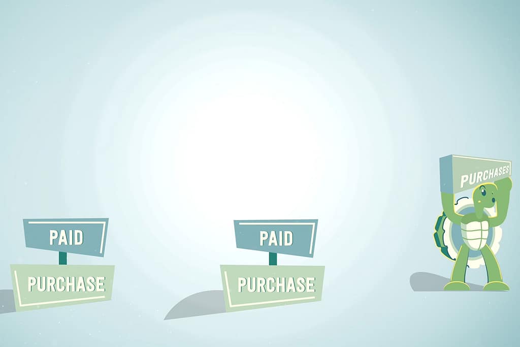 Paid purchase signs credit growth